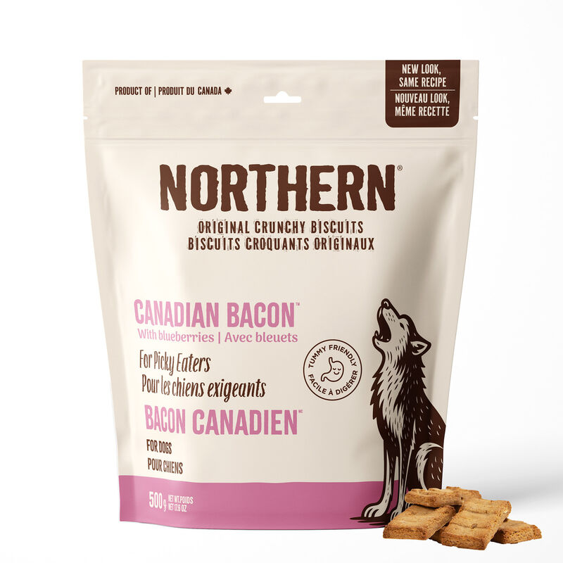 Northern Biscuit, Wheat Free, Canadian Bacon with Blueberries - 500 g - Dog Biscuit image number null